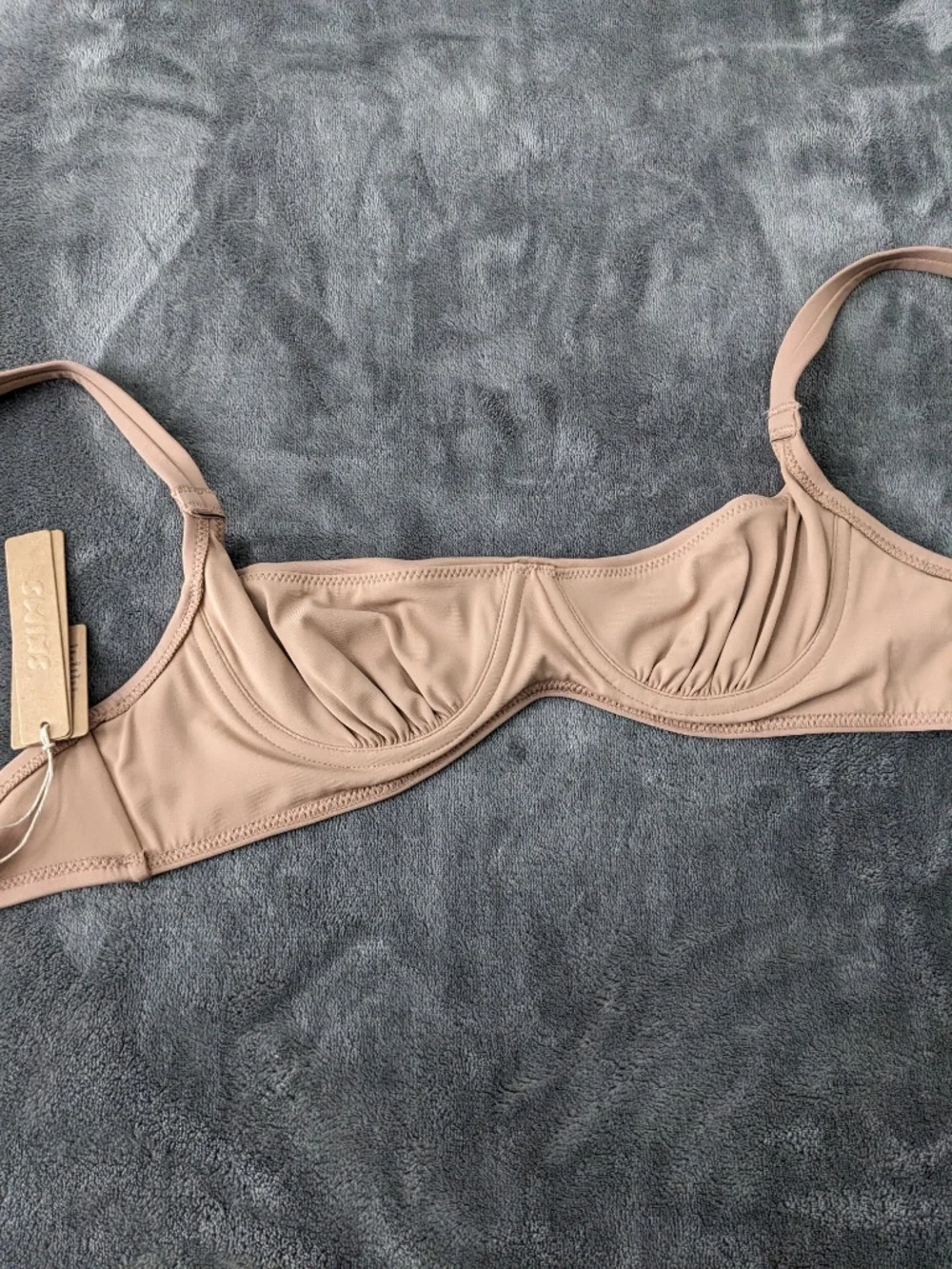 NWT Skims Sculpting Swim Ruched Lined Bikini Top - Size XXSmall